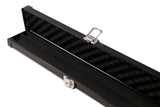 1 Piece Wide Aluminium LOCKABLE LUXURY Snooker Pool Cue Case - Holds 2 Cues