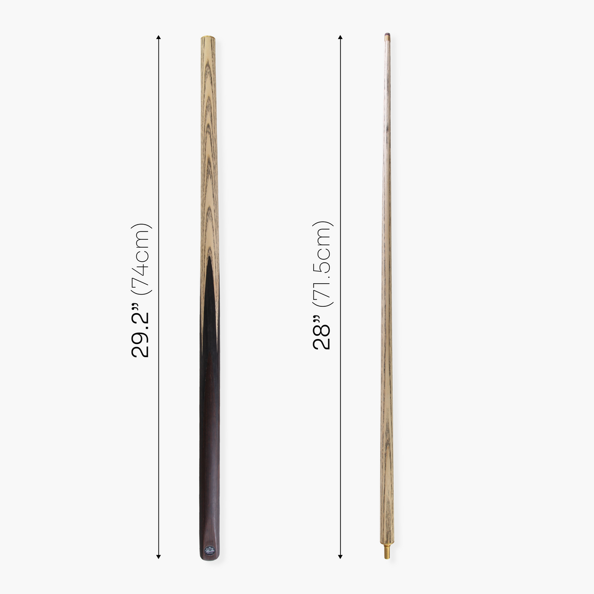 Baize Master Challenger 57" 2-Piece Cue - 9.3mm Tip with Case, Extension & Mini Butt