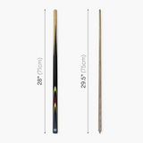 Kudos Ruby Pulse 57 Inch 2 Piece Heavyweight Snooker Pool Cue and Case Set 10mm Tip