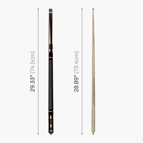 Jonny 8 Ball 'INCA' 9mm Tip Adjustable 4 Piece Ash Pool Cue & Soft Case Jonny 8 Ball