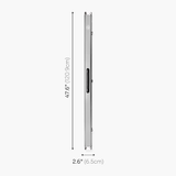 Baize Master SATIN LINE 3/4 Luxury Aluminium Cue Case - Holds 1 x 3/4 Joint Cue + Extensions