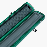 FFGM The Rocket Ronnie O'Sullivan 1 Piece 2 Slot Ultra Luxury Black and Green Snooker and Pool Cue Case - Holds 2 x One Piece Cues Cue + Case