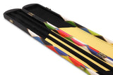 Baize Master 1 Piece DIAMONDS Luxury Round Ends Snooker Pool Cue Case with Studs - Holds 3 Cues