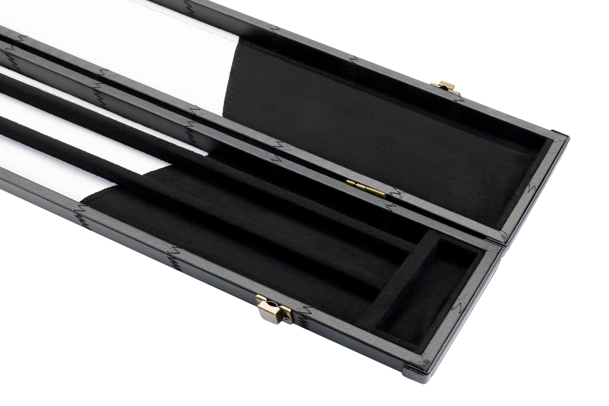 Baize Master 1 Piece Wide Patch Snooker Pool Cue Case with Plastic Ends - Holds 3 Cues