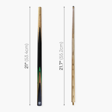 Jonny 8 Ball 42 Inch 2 Piece VANQUISH Junior Kids Snooker Pool Cue and HARD CASE Set 10mm Tip Cue + Case