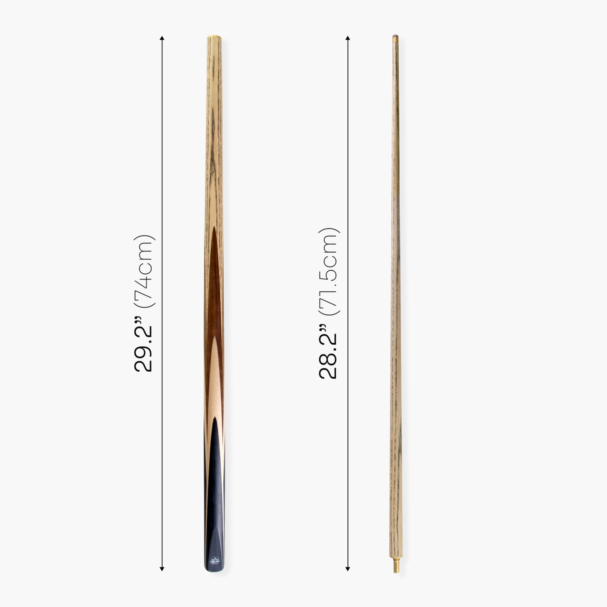 Baize Master Paragon 57 Inch 2 Piece Centre Joint Snooker Pool Cue 9.3mm Pro Leather Tip