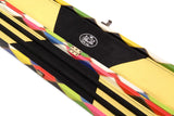 Baize Master 3/4 Joint WIDE 3 Slot MULTI DIAMONDS Luxury Round End Snooker Pool Cue Case with Studs - Holds 2 Cues