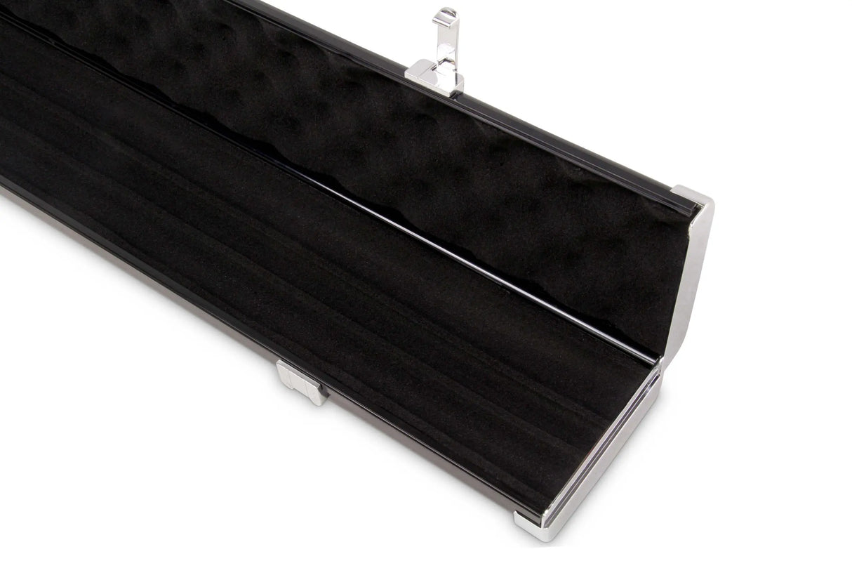 Baize Master 3/4 Black Luxury Snooker Pool Cue Case - Holds Two 3/4 Joint Cues