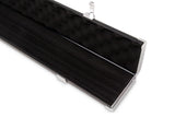 Baize Master 3/4 Black Luxury Snooker Pool Cue Case - Holds Two 3/4 Joint Cues
