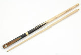 Peradon QUASAR 3 Piece Ash Ebony & Zebrano Snooker Pool Cue 55 Inch - 8.5mm Tip