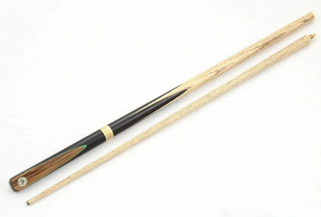 Peradon QUASAR 3 Piece Ash Ebony & Zebrano Snooker Pool Cue 55 Inch - 8.5mm Tip Peradon