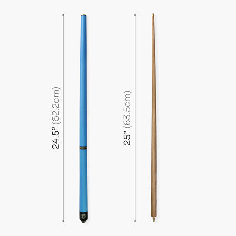 Jonny 8 Ball 48 Inch NEON BLUE TRIAD 3 Section Pool Snooker Cue & SOFT CASE Jonny 8 Ball