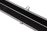 1 Piece Wide Aluminium LOCKABLE LUXURY Snooker Pool Cue Case - Holds 2 Cues
