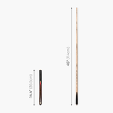 O'min Professional #1 3/4 Joint Snooker Cue with 9.75mm O'min Pro Tip