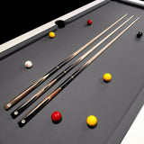 PRO147 Maple Eclipse 3/4 Joint Snooker and Pool Cue 9.5mm Green Layered Tip