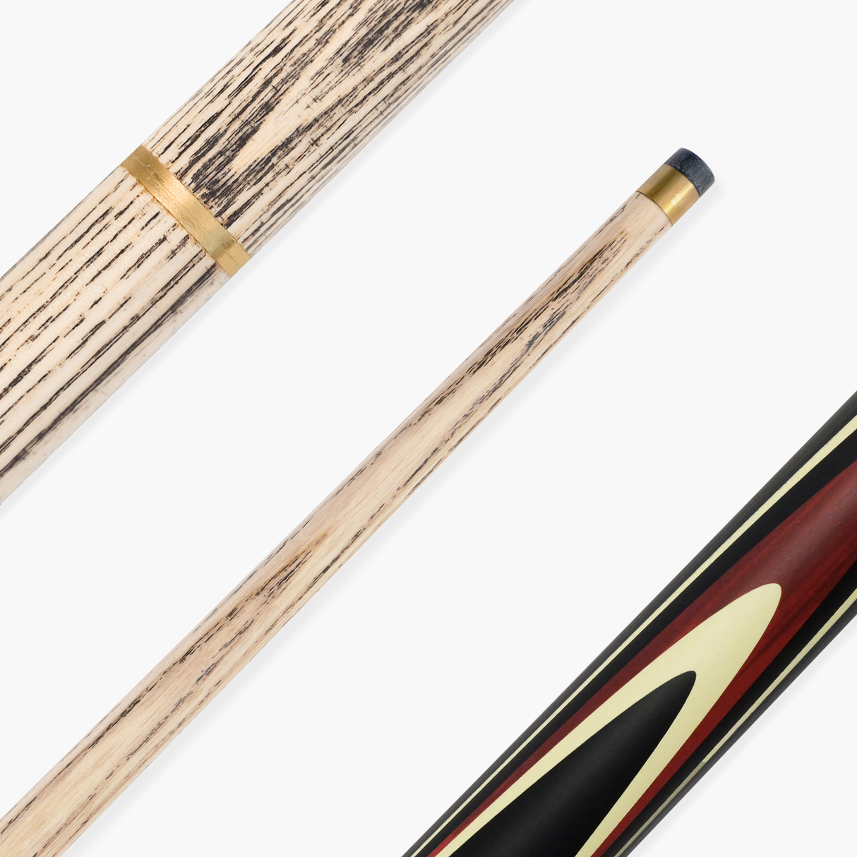 Kudos Pulse 57 Inch 2 Piece Heavyweight Snooker Pool Cue and Case Set 9.5mm Tip