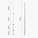 Jonny 8 Ball COMBI Length Adjustable 5 Piece Ash Snooker Pool Cue – 9mm Tip