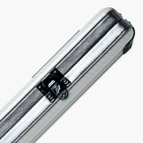 FFGM The Rocket Ronnie O'Sullivan 1 Piece 2 Slot Ultra Luxury White Snooker and Pool Cue Case - Holds 2 x One Piece Cues Cue + Case