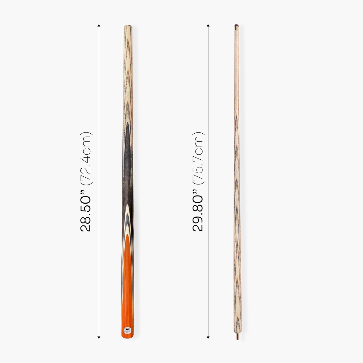 PRO147 TRIUMPH 2 Piece Premium Ash Snooker and Pool Cue and Case Set with 9.5mm Professional Layered Tip