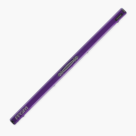 FFGM The Rocket Ronnie O'Sullivan 1 Piece 2 Slot Ultra Luxury Purple Snooker and Pool Cue Case - Holds 2 x One Piece Cues Cue + Case