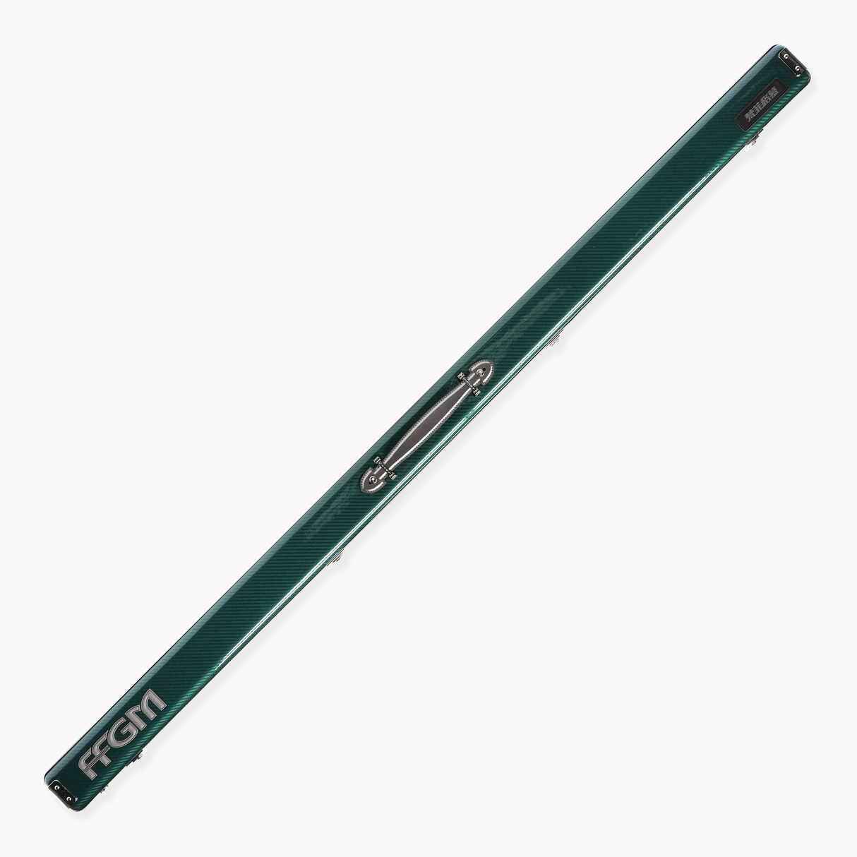 FFGM The Rocket Ronnie O'Sullivan 1 Piece 2 Slot Ultra Luxury Green Snooker and Pool Cue Case - Holds 2 x One Piece Cues Cue + Case