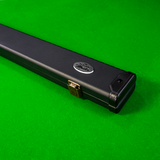 Baize Master 1 Piece 2 Slot Plain Black Deluxe Snooker and Pool Cue Case – Holds 2 Cues