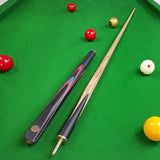 Baize Master Coral Centurion 58 Inch 3/4 Joint Hand Spliced Snooker and Pool Cue with 9.5mm Pro Impact Hybrid Tip