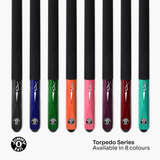 Jonny 8 Ball Purple Torpedo 48 Inch 2 Piece Junior Kids Snooker and Pool Cue 9.5mm Tip