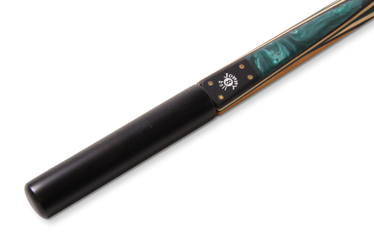 Jonny 8 Ball MARBLE 57 Inch 3 Piece Snooker Pool Cue 9mm Tip - Shorten to 44 Inch