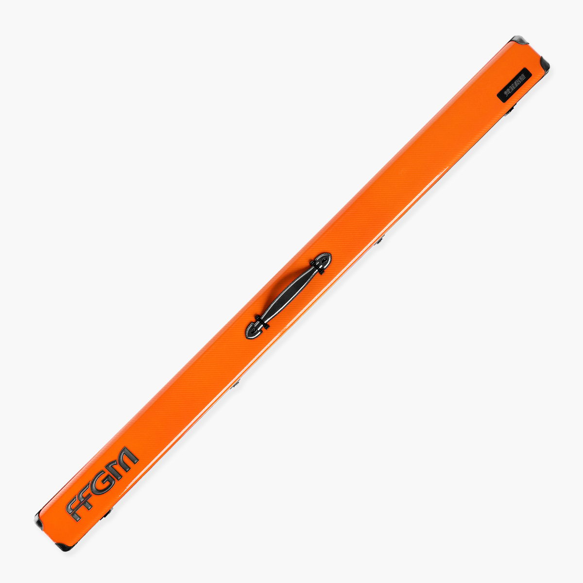 FFGM The Rocket Ronnie O'Sullivan 1 Piece 3 Slot Ultra Luxury Orange Snooker and Pool Cue Case - Holds 3 x One Piece Cues