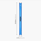 Baize Master SATIN LINE One Piece Luxury Snooker Pool Cue Case - Holds 3 Cues