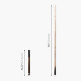 O'min Professional #2 3/4 Joint Snooker Cue with 9.75mm O'min Pro Tip