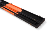 Baize Master 1 Piece ARROW Snooker Pool Cue Case with Plastic Ends - Holds 2 Cues