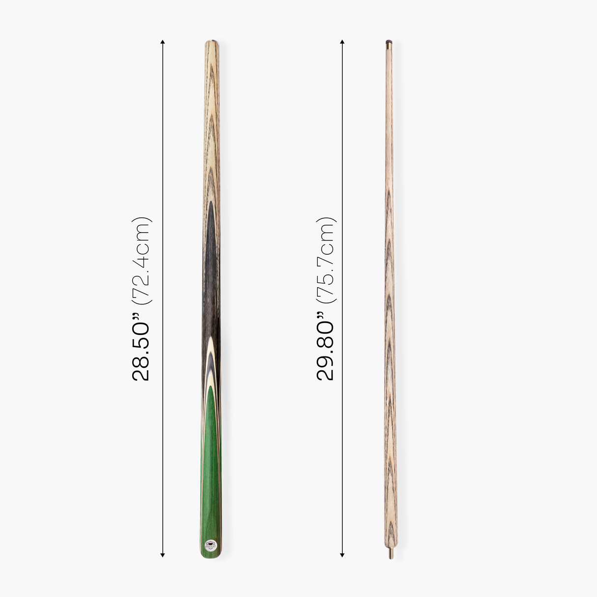 PRO147 TRIUMPH 2 Piece Premium Ash Snooker and Pool Cue and Case Set with 9.5mm Professional Layered Tip
