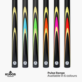 Kudos Junior Pulse 48 Inch 2 Piece Kids Snooker and Pool Cue with 9.5mm Tip