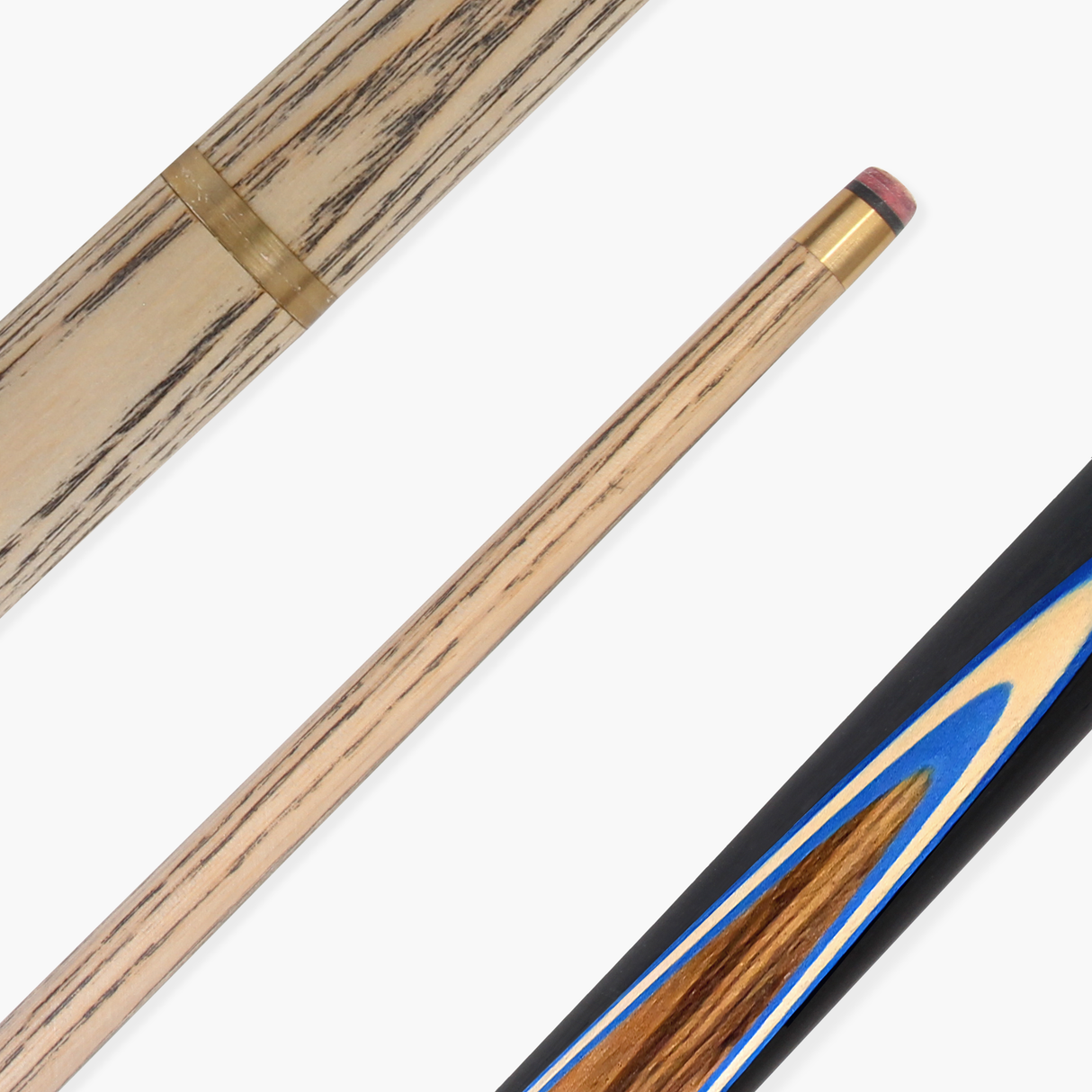 Baize Master Challenger 57" 2-Piece Cue - 9.3mm Tip with Case, Extension & Mini Butt