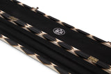 Baize Master 1 Piece DIAMONDS Luxury Round Ends Snooker Pool Cue Case with Studs - Holds 3 Cues