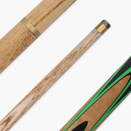 Jonny 8 Ball 42 Inch 2 Piece VANQUISH Junior Kids Snooker Pool Cue and unbranded SOFT CASE Set 10mm Tip Cue + Case