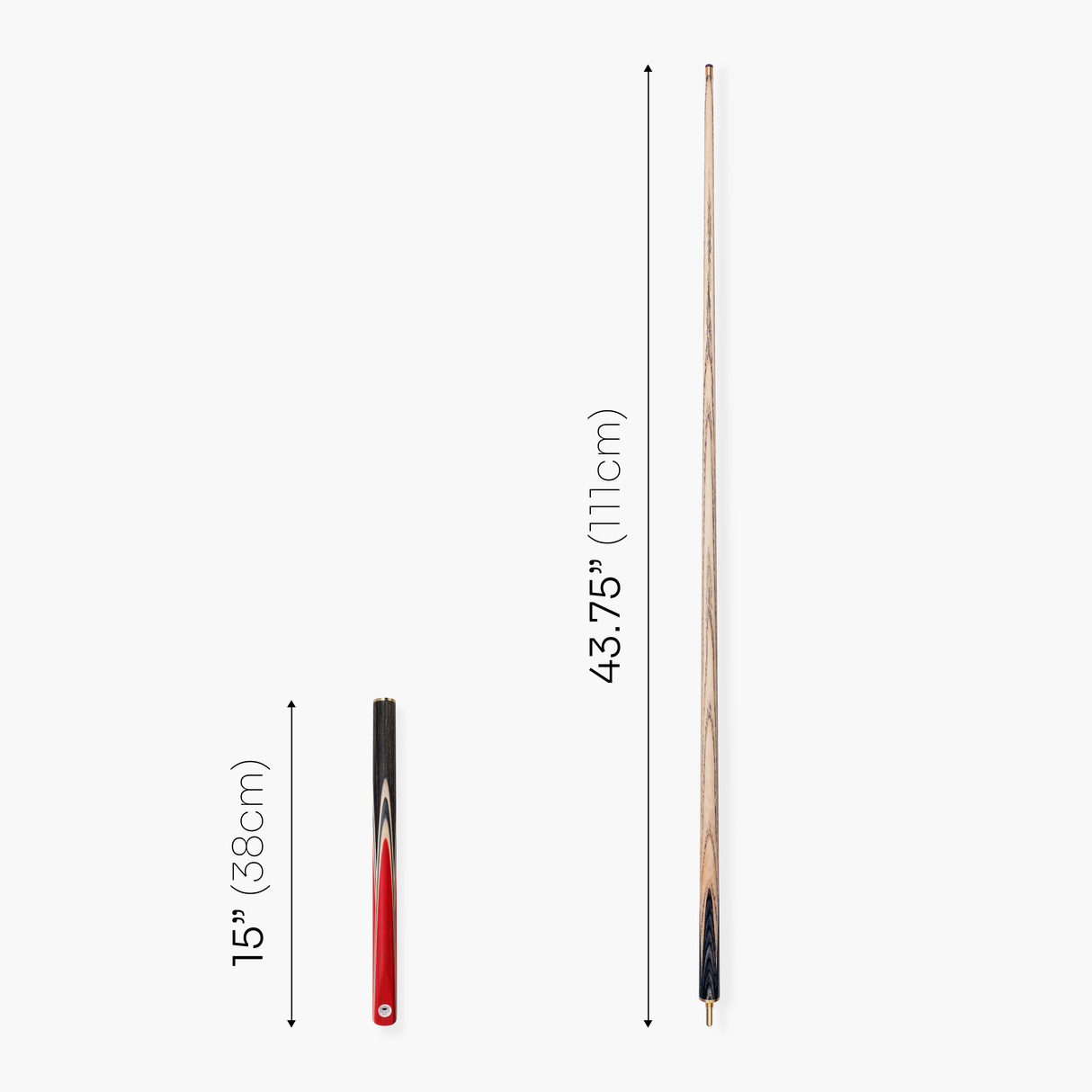 PRO147 TRIUMPH 3/4 Joint Premium Ash Snooker and Pool Cue and Case Set with 9.5mm Professional Layered Tip