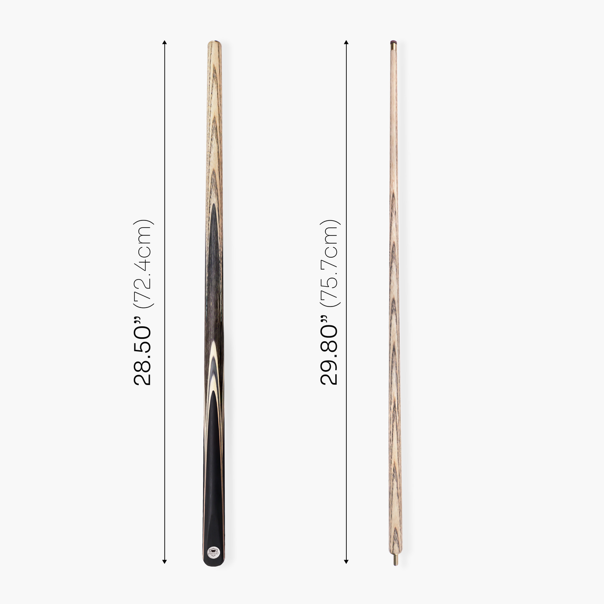 PRO147 TRIUMPH 2 Piece Premium Ash Snooker and Pool Cue with 9.5mm Professional Layered Tip