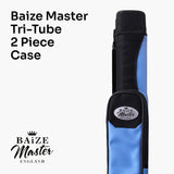Baize Master Jimmy White 57" 2 piece Blue Conquest Snooker Pool Cue - 9.5mm Tip with Tri Tube Case