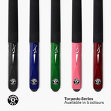 Jonny 8 Ball PINK TORPEDO 48 Inch 2 Piece Junior Kids Snooker Pool Cue and Case Set 9.5mm Tip