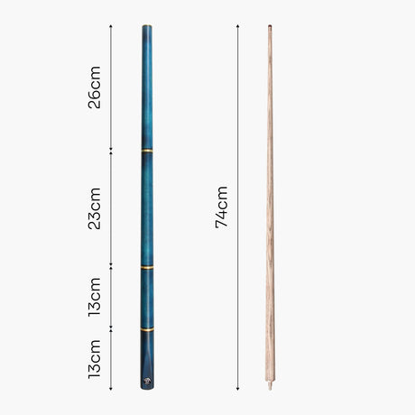 Jonny 8 Ball COMBI Length Adjustable 5 Piece Ash Snooker Pool Cue – 9mm Tip Jonny 8 Ball