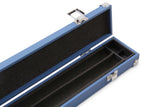2 Piece Snooker Pool Cue Case with Reinforced Corners and Chalk Compartment