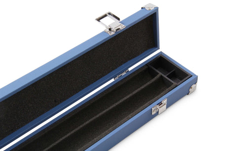 2 Piece Snooker Pool Cue Case with Reinforced Corners and Chalk Compartment