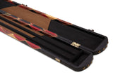 Baize Master 1 Piece DIAMONDS Luxury Round Ends Snooker Pool Cue Case with Studs - Holds 3 Cues