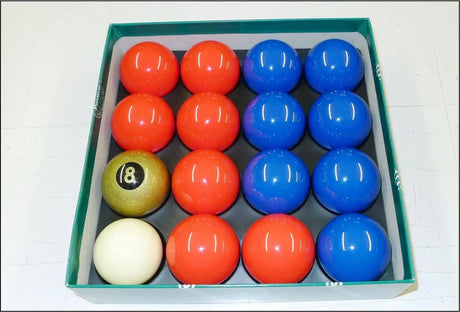 Exclusive 2" Aramith Premier GOLDEN 8 BALL Edition Red & Blue Pool Balls Aramith