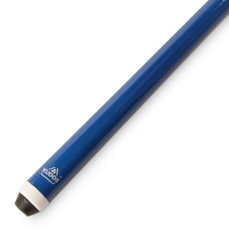 Kudos 36 Inch BLUE BUTT One Piece Economy Junior Kids Snooker Pool Cue with 4 x 11mm Screw Tips