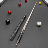 Baize Master Grey Centurion 58 Inch 3/4 Joint Hand Spliced Snooker and Pool Cue with 9.5mm Pro Impact Hybrid Tip Baize Master