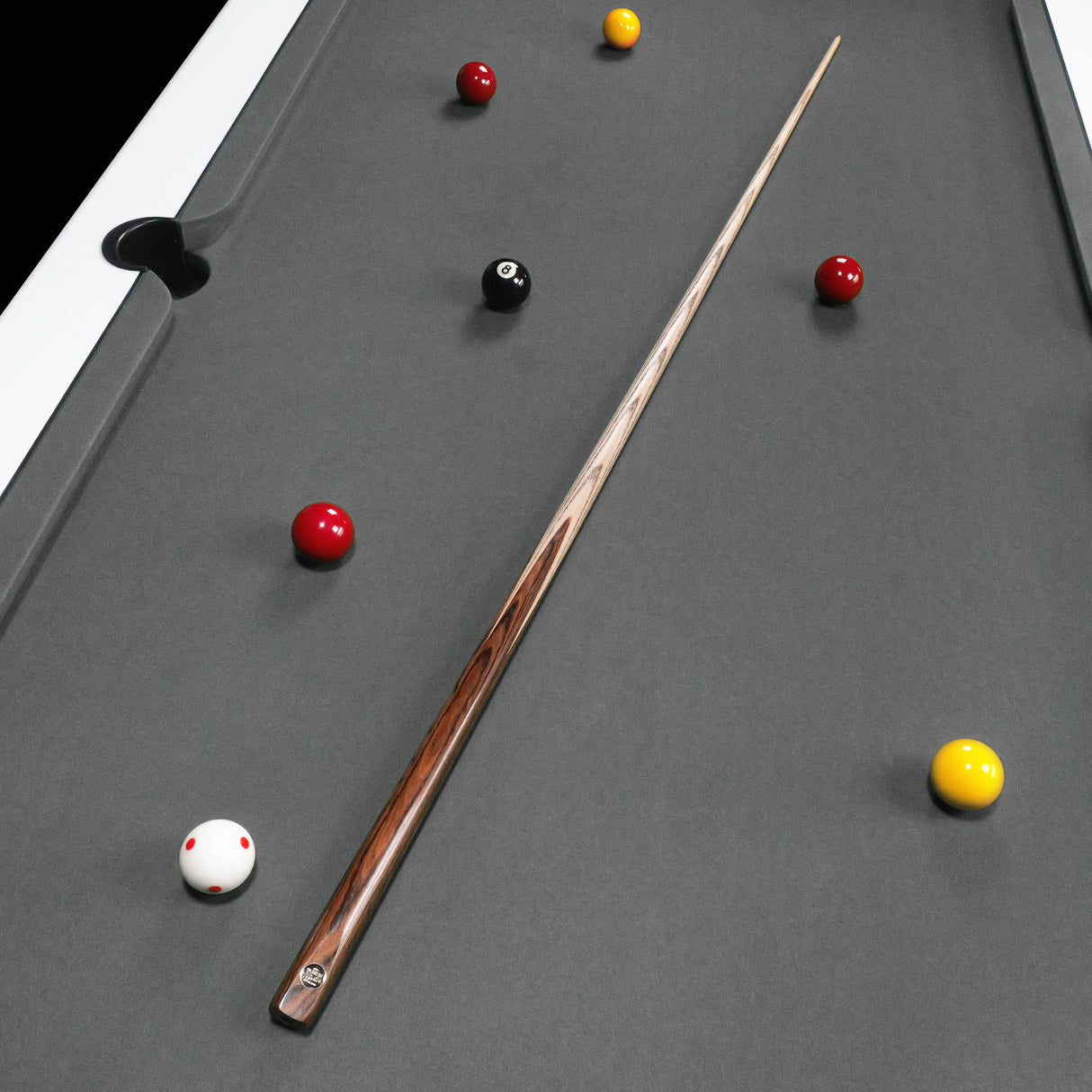 Baize Master Platinum Exotic Series Heirloom One Piece Luxury Snooker Cue with 9.75mm Pro Impact Hybrid Tip